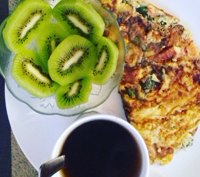 Omelette de verduras