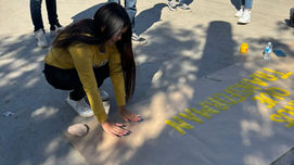 Jóvenes de Sonora muestran apoyo a Claudia Sheinbaum