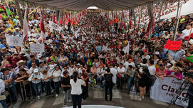 Cierra Claudia Sheinbaum con multitudinario encuentro regional en Sinaloa