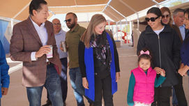 Arranca construcción de banqueta en preescolar Club de Leones
