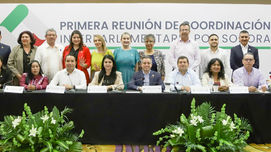 Celebran legisladores locales y federales sonorenses primera Reunión de Coordinación Interparlamentaria