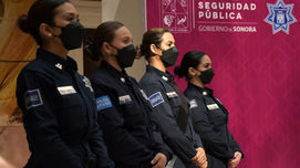 Oficiales mujeres de la Policía Estatal darán acompañamiento en marchas por 8M