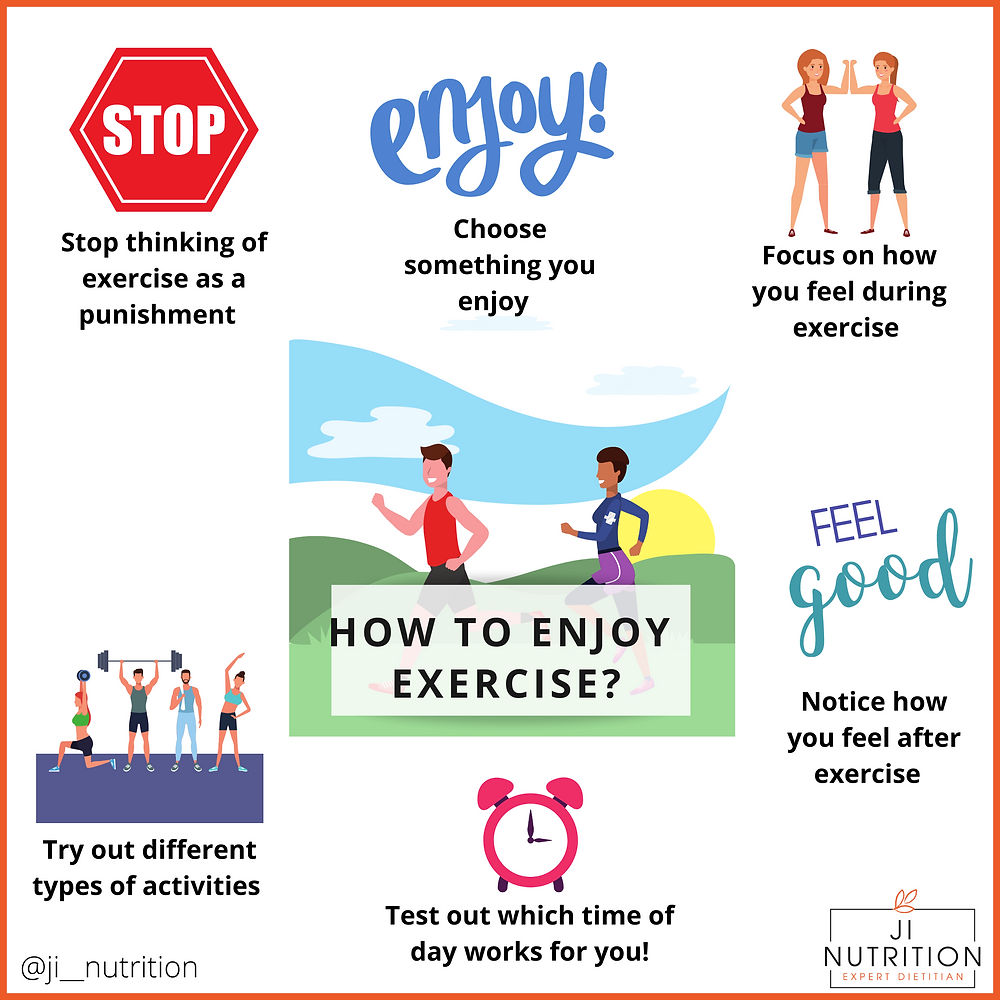 how to enjoy exercise