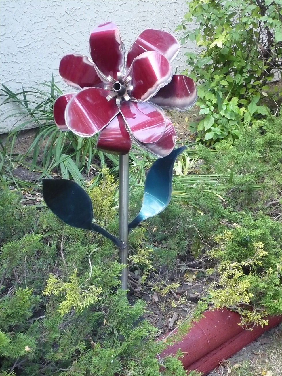 Maroon Car Flower