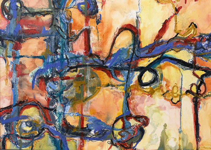 Mixed media, 22x29 inches, $400