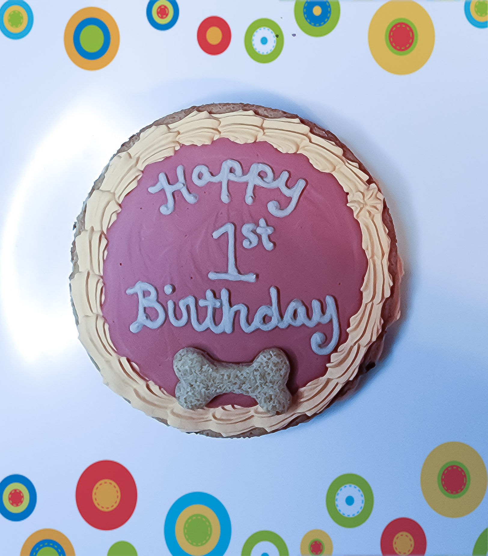 Happy Birthday Cookie Cake - Single Layer
