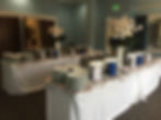 Buffet service in banquet room