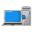 PC Computer Icon - Spring Farm