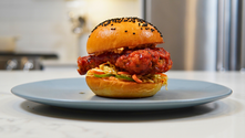 Spicy Korean Fried Chicken Sandwich