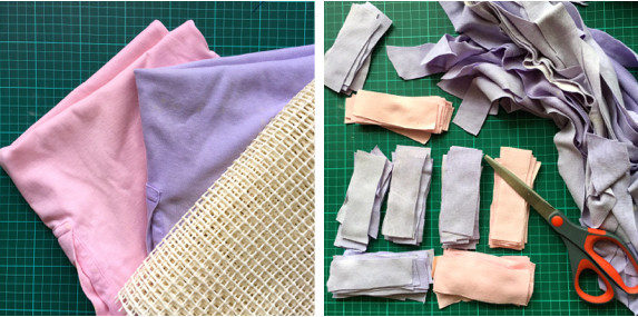 wahsosimple upcycling old clothes to rug