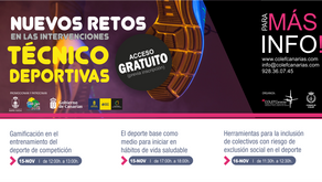 "Nuevos retos en las intervenciones técnico deportivas": ciclo de charlas paralelas al Con