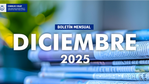 Boletín mensual Consejo COLEF, diciembre de 2025