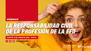 Webinar sobre la póliza de RC de la profesión de la EFD. ¡Oportunidad para resolver todas las dudas!