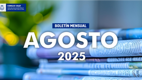 BoletÃn mensual Consejo COLEF, agosto de 2025