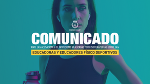 Comunicado ante las acusaciones de intrusismo realizadas por Fisioterapeutas sobre las y los EFD