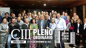 El 103º Pleno del Consejo COLEF en Santander: reflexión y avance profesional