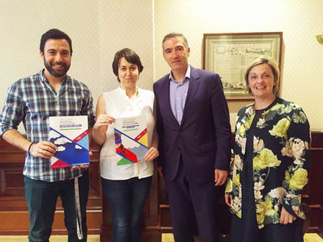 El grupo parlamentario Unidos Podemos recibe al Consejo COLEF para hablar sobre la Ordenación de las