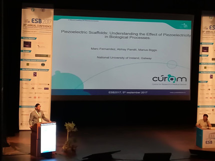 The Biggs Lab Presents New Research at the 28th European Society for Biomaterials Meeting in Athens