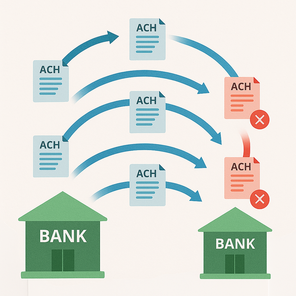 ACH NOCs affect some transactions