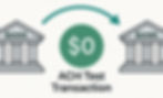 A prenote transaction used to test account info