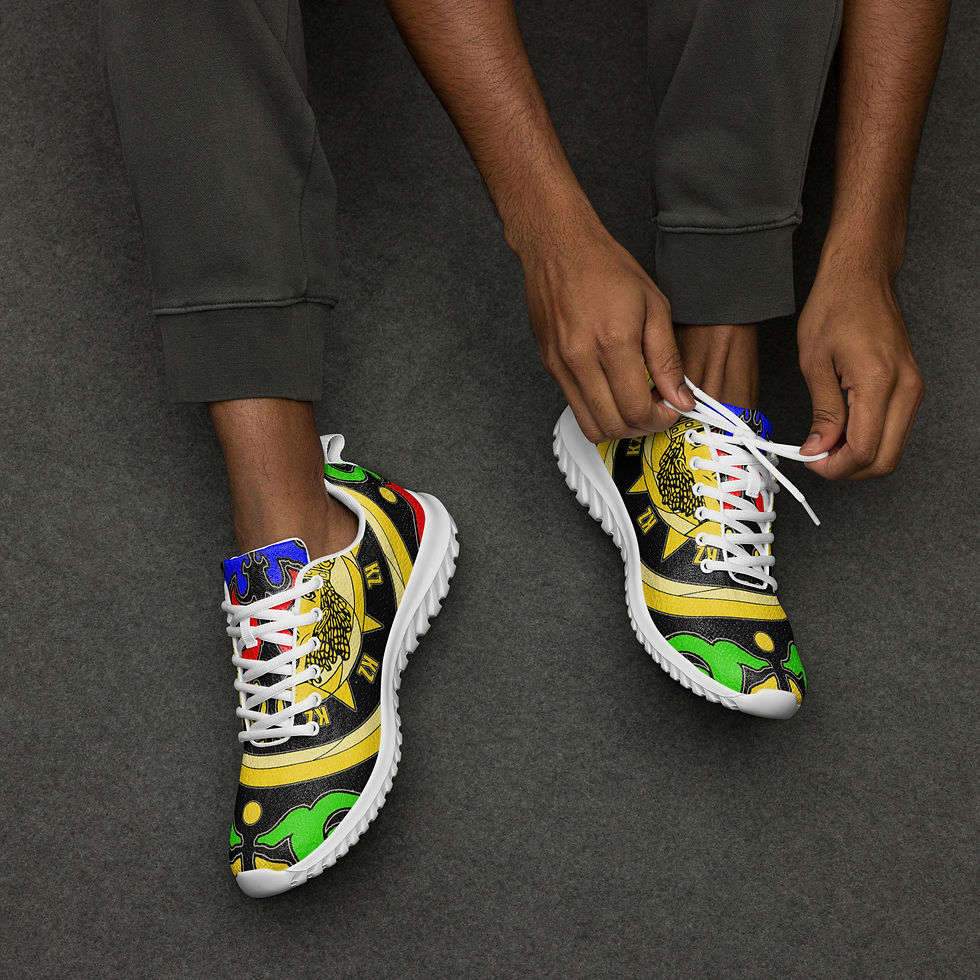 Thumbnail: KZ Men’s Athletic Shoes ReGoBlGr-B