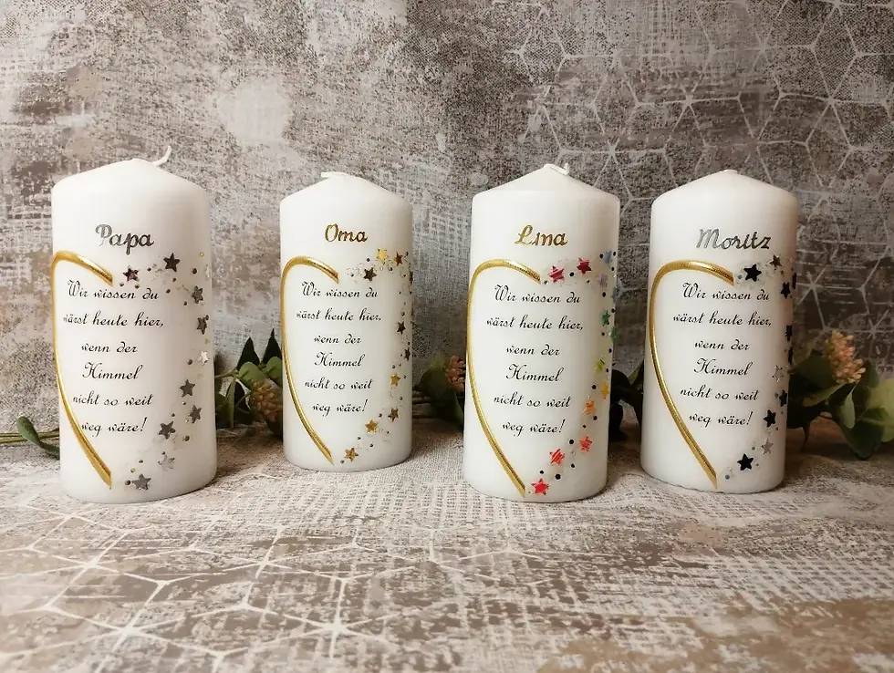 Gedenkkerze Allerheiligen