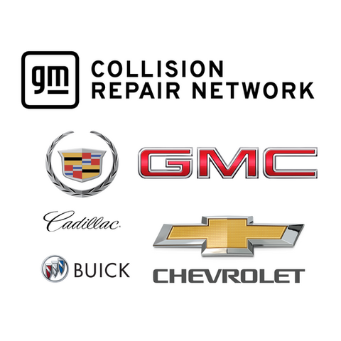 gm collision repair network, auto body shop approved by Cadillac, GMC, Buick, and Chevrolet cars