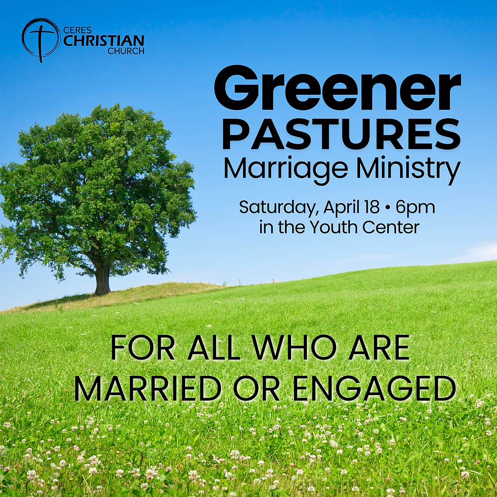 Greener Pastures Marriage Ministry
