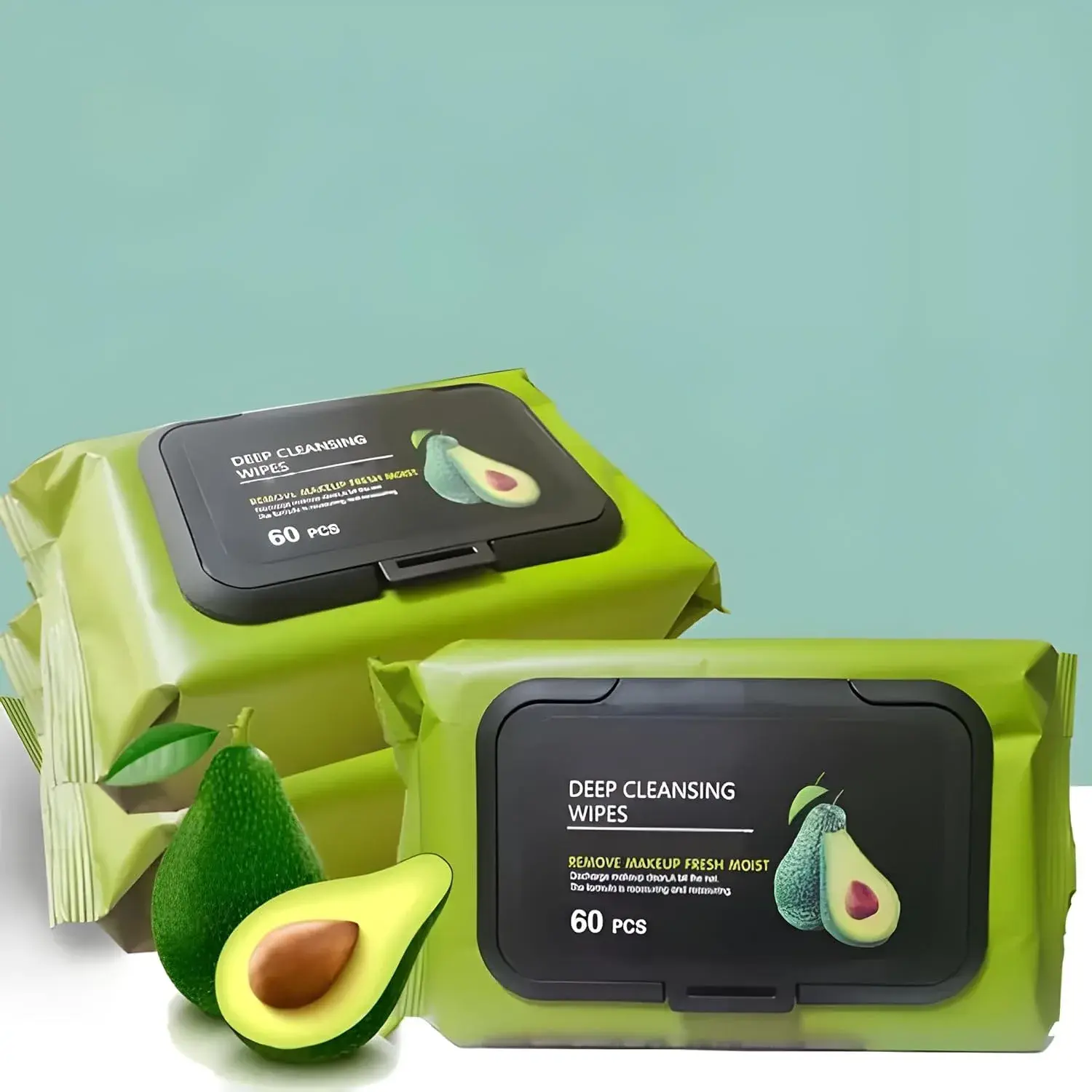 Avocado cleansing wipes
