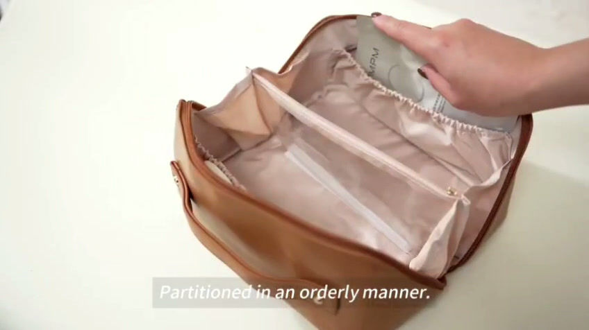 Thumbnail: Leather cosmetic pouch