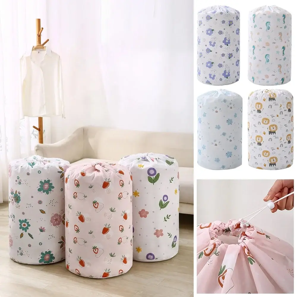 CARTOON PRINT ROUND STORAGE BAG