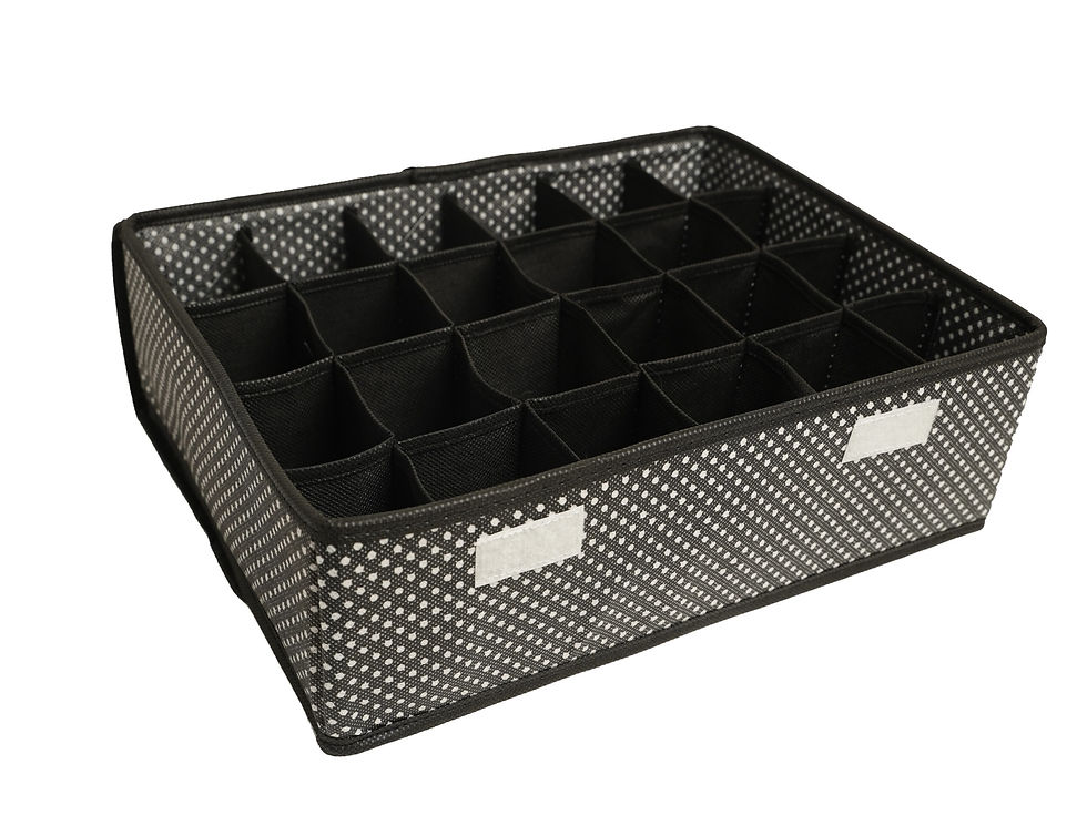 24 Grid Organizer Black