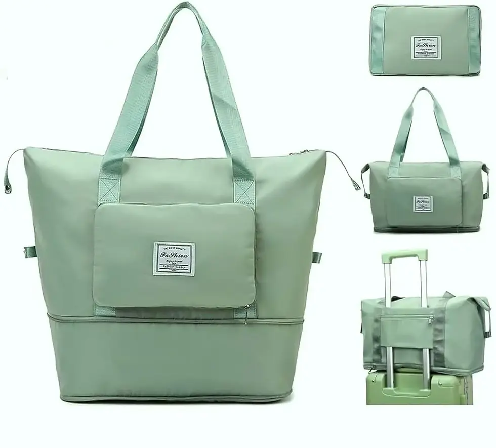 Thumbnail: Foldable Travel Bag Green