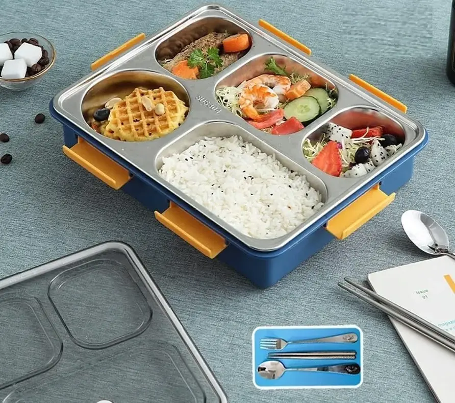 5 compartment lunch box