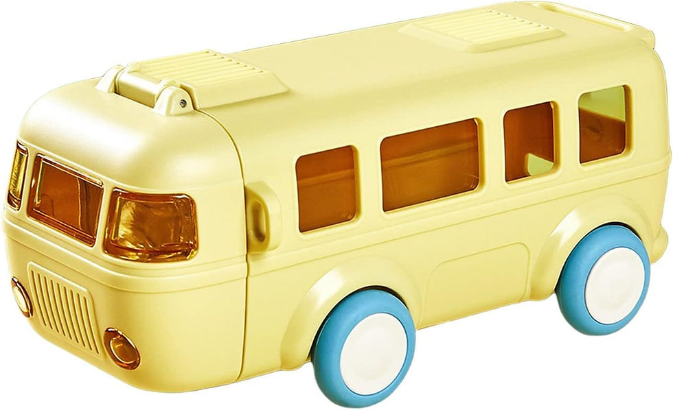 Thumbnail: Bus Shape Water Bottle for kids Yellow