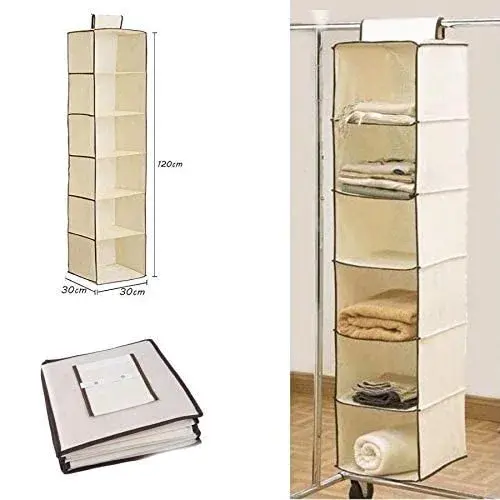 6 section hanging organizer