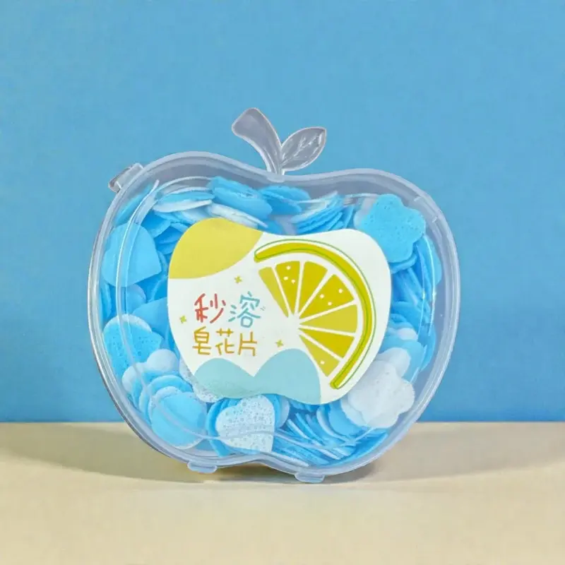 Thumbnail: Apple shape paper soap Sky blue