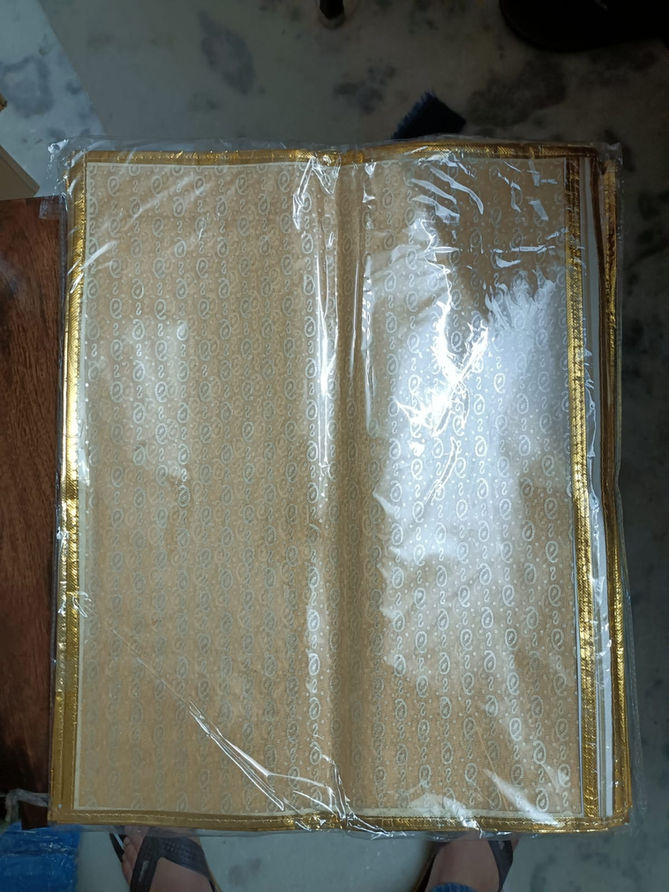 Golden Saree Cover