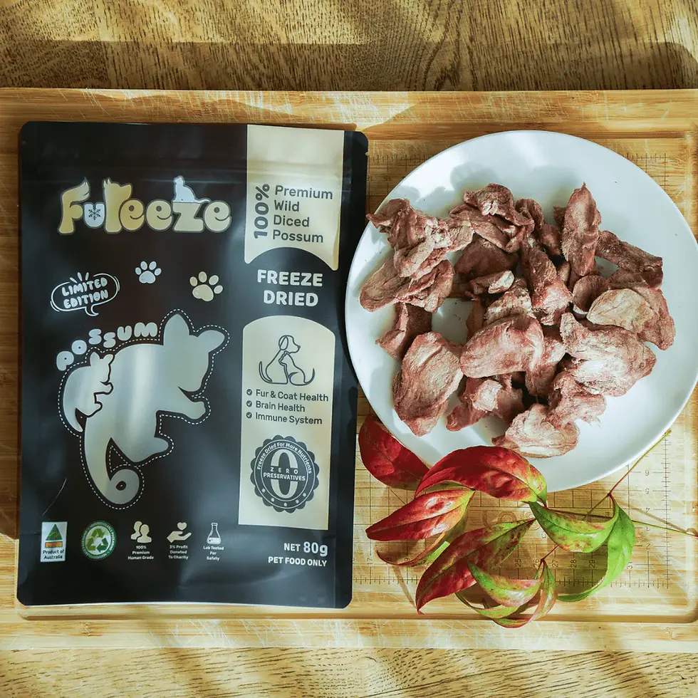 Thumbnail: Fureeze Dried Diced Possums