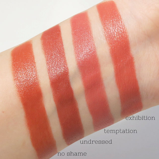 NARS Explicit Lipstick Swatches