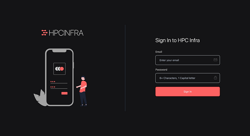 HPCINFRA — Creating the initial Version