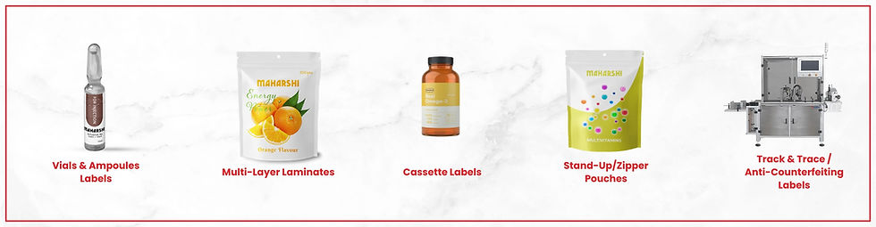 Labels for Nutraceutical Products