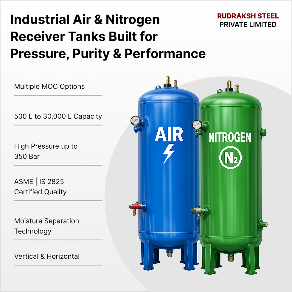 Industrial Receiver Tanks