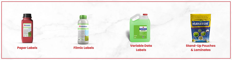 Labels for Agro Chemicals & Pesticides