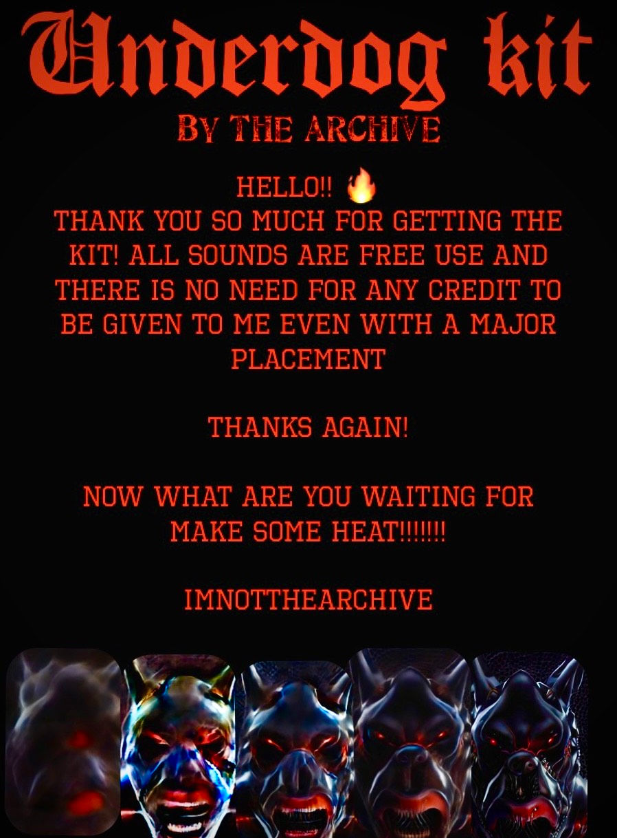 Thumbnail: Under Dog (Drum Kit +One Shot Kit) (A GIFT)