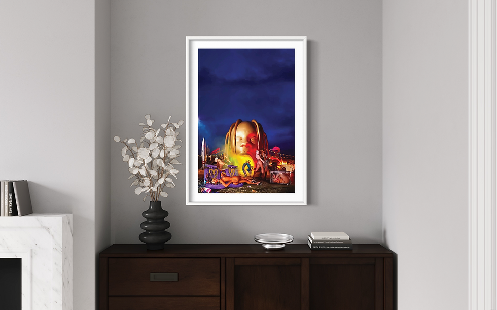 Thumbnail: Travis Scott - Astroworld Alternate Print