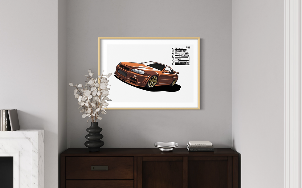 Thumbnail: The R34 Skyline Print