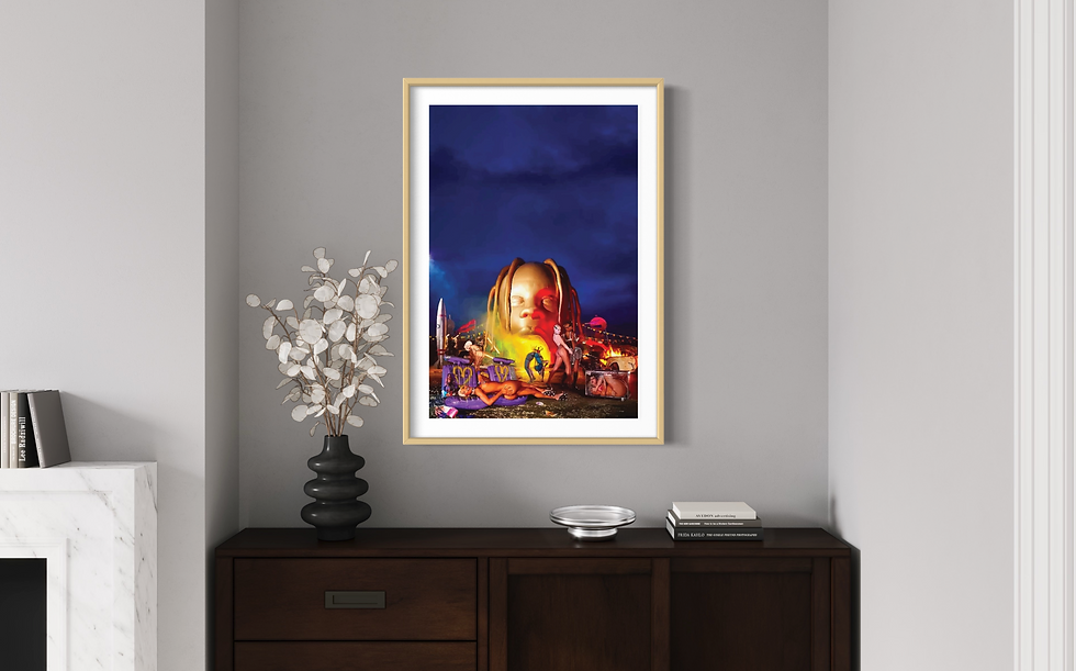 Thumbnail: Travis Scott - Astroworld Alternate Print