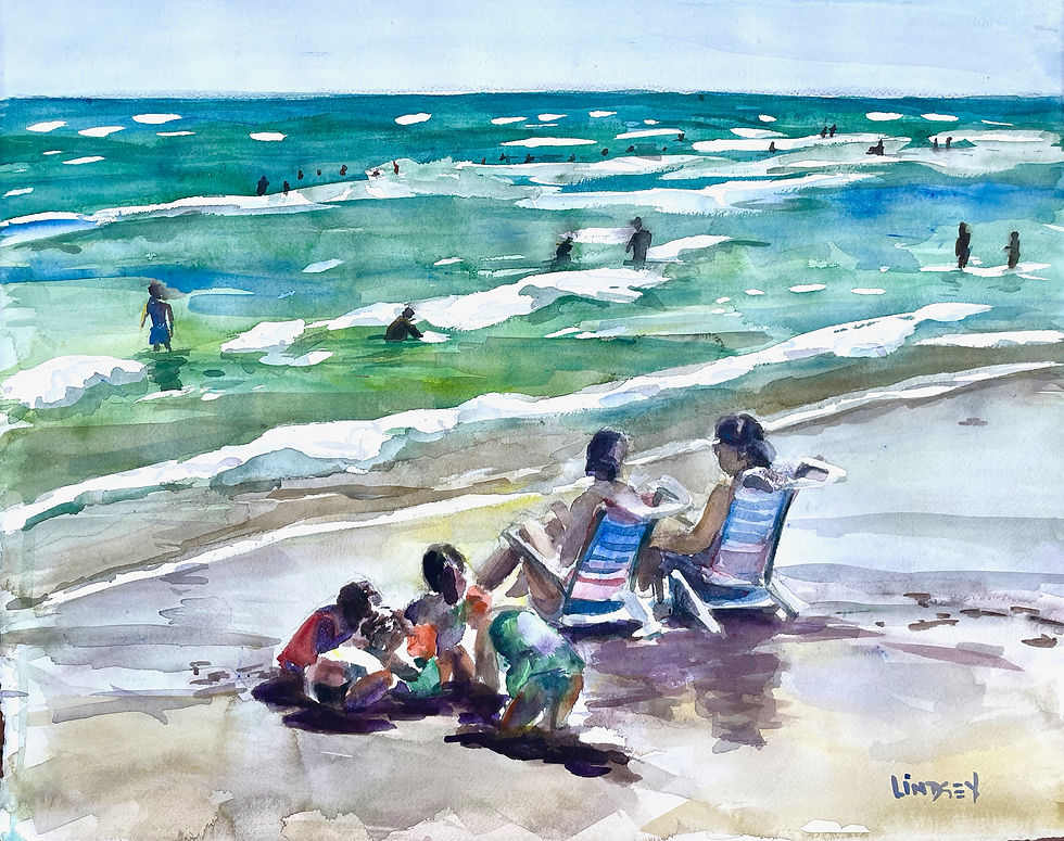 "Cooperation"_original watercolor_16" x 20"
