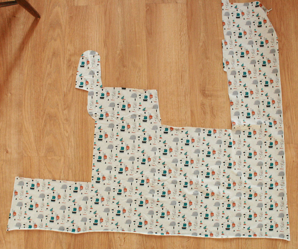 Thumbnail: Jersey océan - 48x95cm